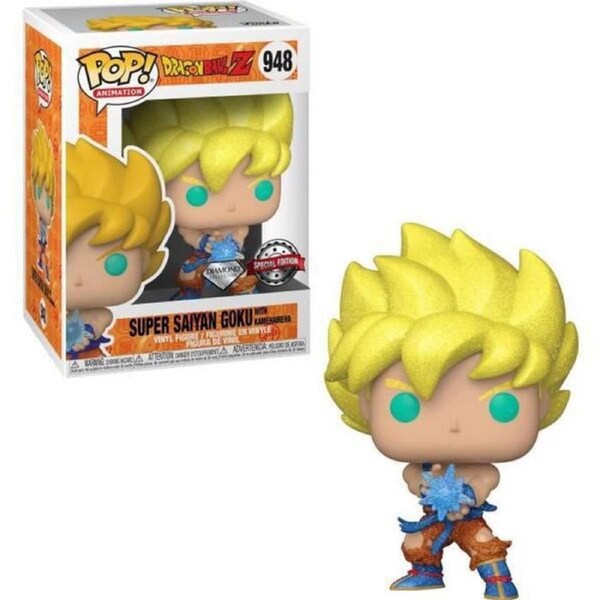 Funko POP Animation Dragonball Z Super Saiyan Goku with Kamehameha Diamond Collection #948