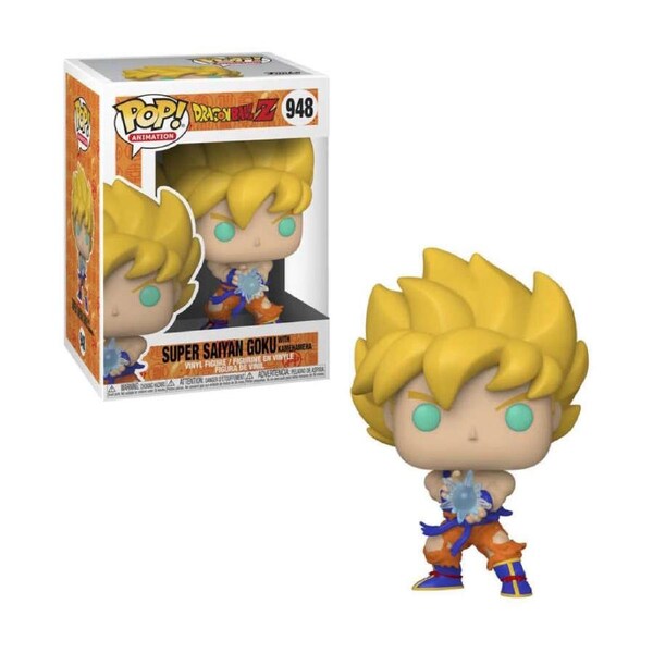 Funko POP Animation Dragonball Z Super Saiyan Goku with Kamehameha #948 Vinyl Figure