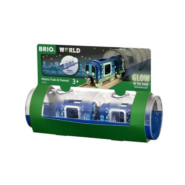 Brio World Metro Train & Tunnel 3pc 33970
