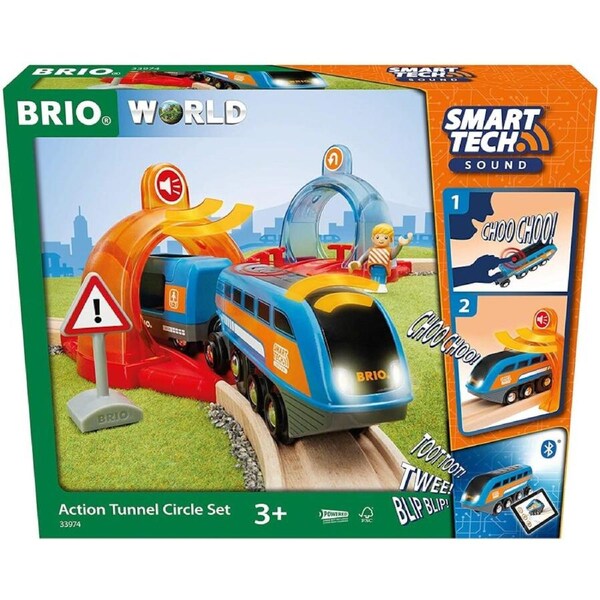 Brio World Smart Tech Action Tunnel Circle Set 14pc 33974