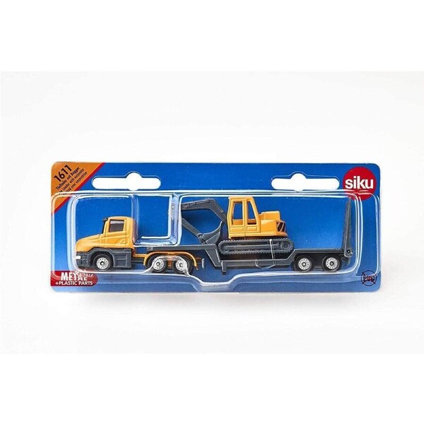 Siku 1611 Die-Cast Vehicle Low Loader with Excavator