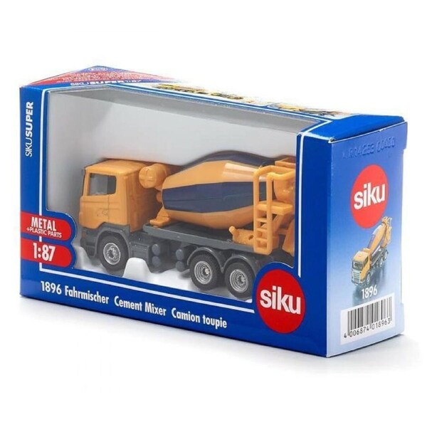 Siku 1896 Die-Cast Vehicle Cement Mixer 1:87 Scale