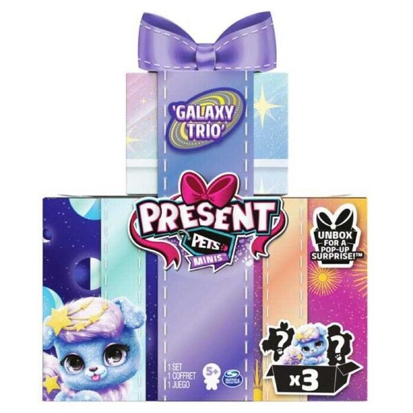 Present Pets Minis Galaxy Trio 3-Pack 3-inch Plush Toys