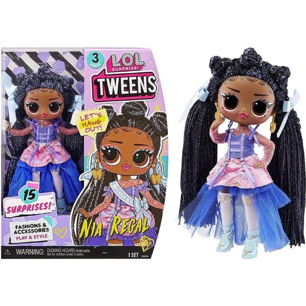 LOL Surprise Tween Series 3 Fashion Doll Nia Regal with 15 Surprises