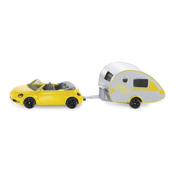 Siku 1629 Die-Cast Vehicle Car with Caravan