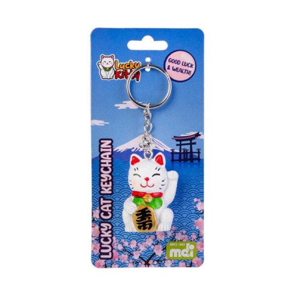 Lucky Cat Keychain