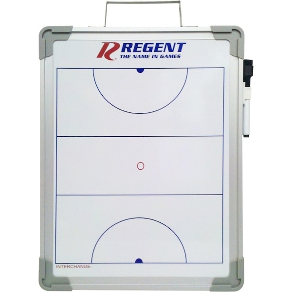 Regent 30x40cm Netball Coaches Board Sports Training Tactics Magnetic Whiteboard