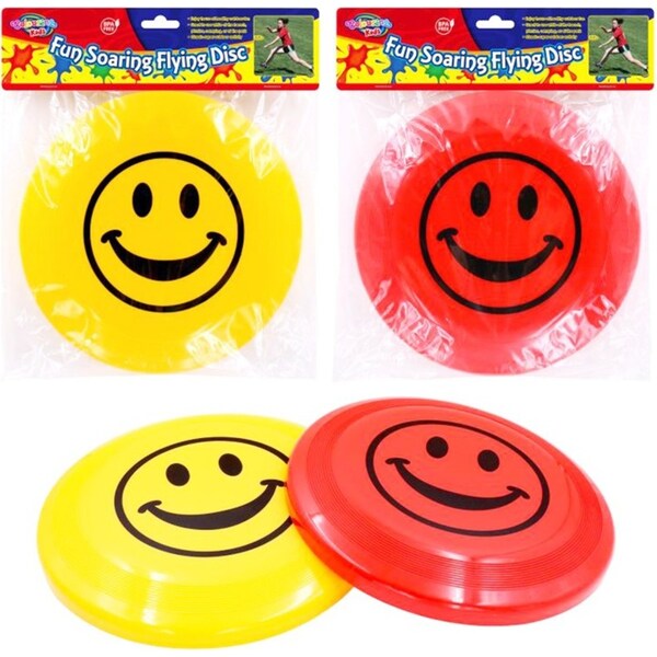 2 x Flying Disc Ring Mega Flying Outdoor Sports Fun Game Beach Kids Toy 25cm