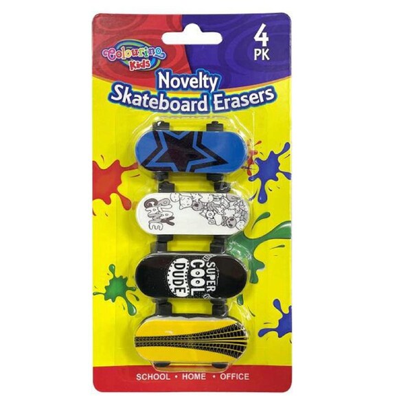 20 x Novelty Eraser Skateboard Rubber Creative Party Kids Favor Loot Treats Bag