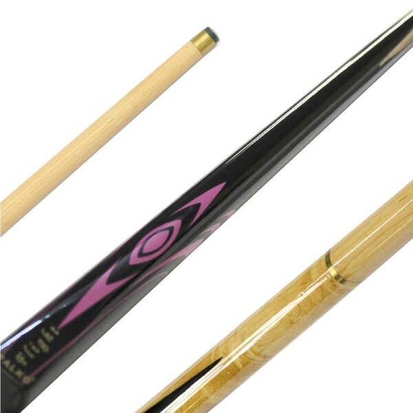 Lumex Flight Pool Snooker Billiard 9 Ball Cue Stick Pink 13mm Tip