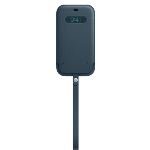 Apple iPhone 12 Pro Max Leather Sleeve with MagSafe - Baltic Blue