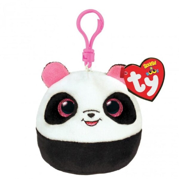 Squishy Beanie - Panda Squish Clip