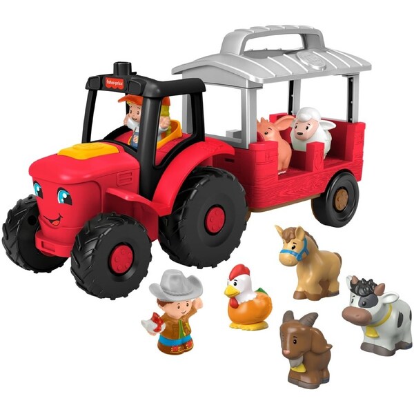 Little People Caring For Animals Tractor Gift Set