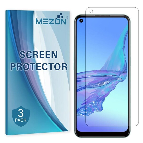 [3 Pack] OPPO A52 Premium Clear Edge-to-Edge Full Coverage Hydrogel Screen Protector Film by MEZON (OPPO A52, Hydrogel) – FREE EXPRESS