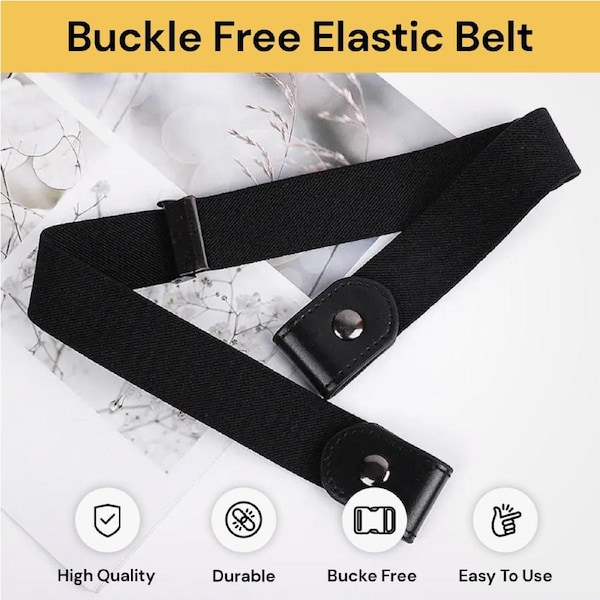 Buckle-free Elastic Belt for women / men / child and the old