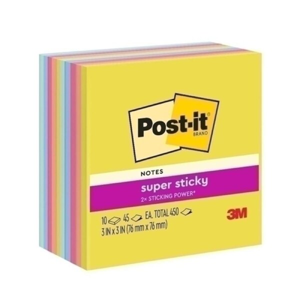 Post-It SS Notes 654-10SSJOY Pk10