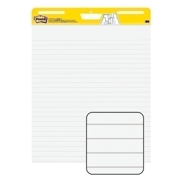 Post-It SS Easel Pad Lined 561WLSS