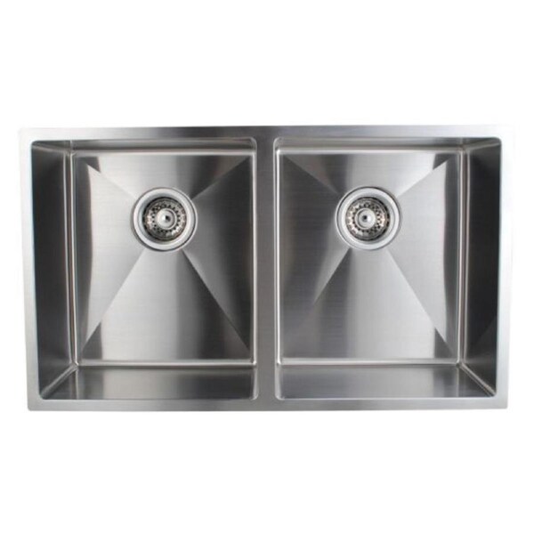 770*440*230mm ACA 304 Stainless Steel Double Bowls Top/Undermount Kitchen/Laundry Sink