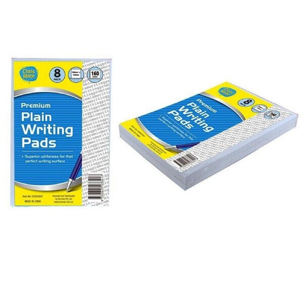 1600 Sheets Plain White Writing Paper Pads Memo Note Notepad Home School 15x10cm