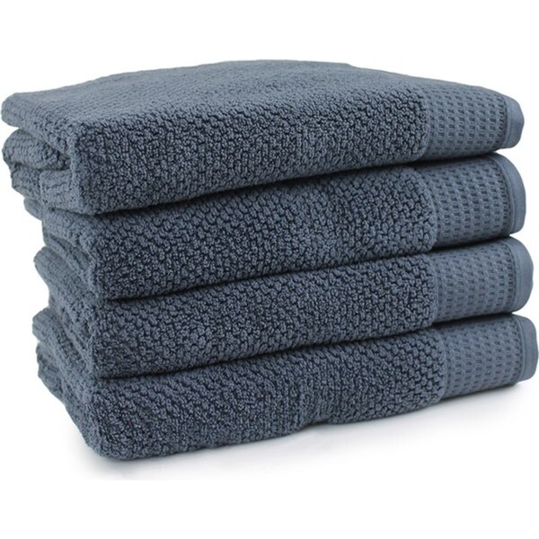 4pc Onkaparinga 69x140cm Cotton Avalon Bathroom Towels Set 550GSM Midnight