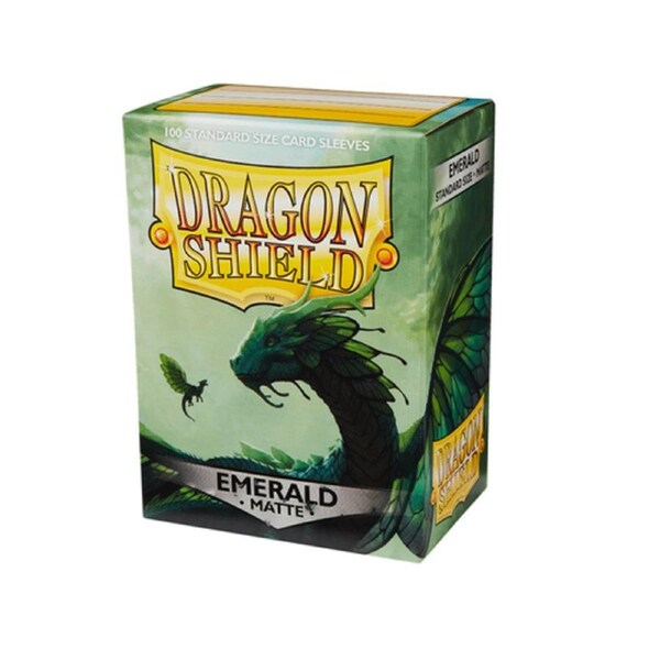 Dragon Shield - Standard Emerald Matte Sleeves 100 pack