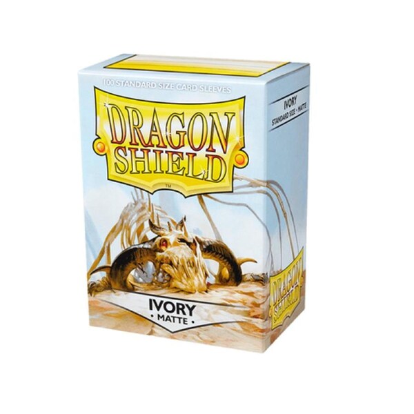 Dragon Shield - Standard Ivory Matte Sleeves 100 pack