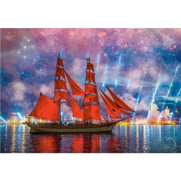 Castorland - Red Frigate Puzzle 1000pc