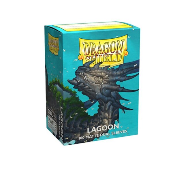 Dragon Shield - Standard Dual Matte Lagoon Blue Saras Sleeves 100 pack