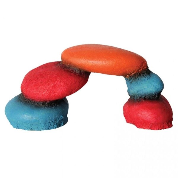 Pebble Bridge Hermit Crab Ornament 15cm x 6.5cm x 7cm by Aqua One