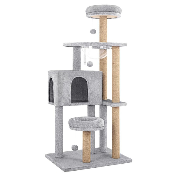 BEASTIE Cat Scratcher 140cm Light Grey