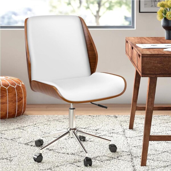 ALFORDSON Wooden Executive Office Chair Renzo (White)