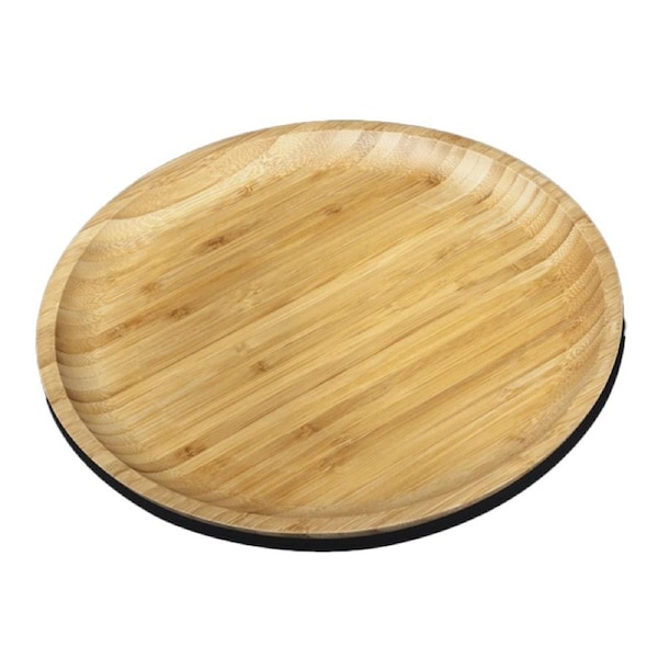 Wilmax England 30.5cm Round Bamboo Food Platter Serving Dish Tableware Natural