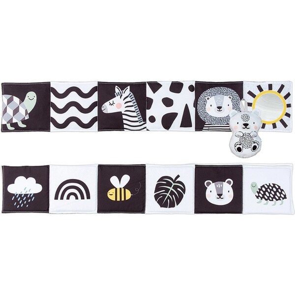 TAF Toys Savannah Black & White Educational Interactive Book Infant/Baby Toy 0m+