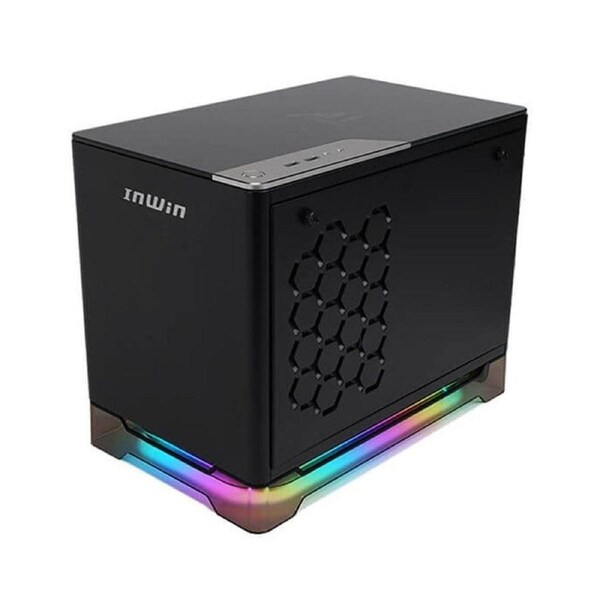 InWin A1 Prime Tempered Glass Mini Tower Mini-ITX Case with 750W Power Supply - Black [A1 PRIME-BLACK]