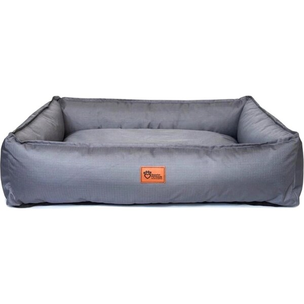 Superior Pet Goods Ripstop Durable Dog Lounger/Bed Steel Grey Mini 67x44x23cm