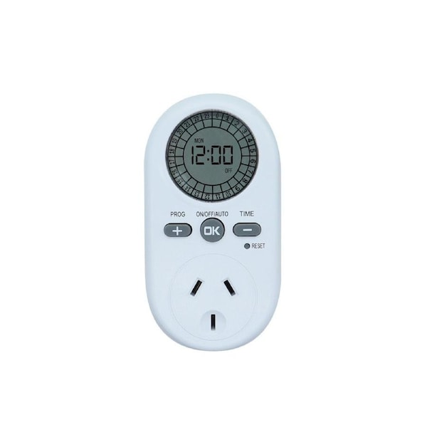 MORT BAY Indoor Digital Timer One Socket 2400W LCD Display