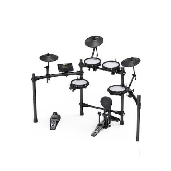 NUX DM210 Portable 8-Piece Electronic Drum Kit with All Mesh Heads