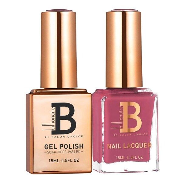 Billionaire Gel Polish UV LED & Nail Lacquer Duo 150 Lady M 15ml