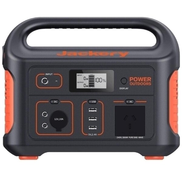 Jackery Explorer 500 Portable Power Station 518Wh 24Ah, 21.6V Lithium Battery