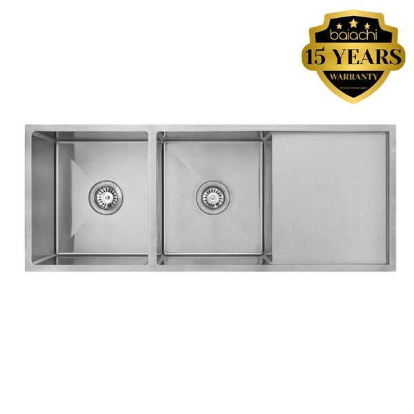 1110X440 Handmade Laundry Kitchen Sink Top/Under Mount Stainless Steel