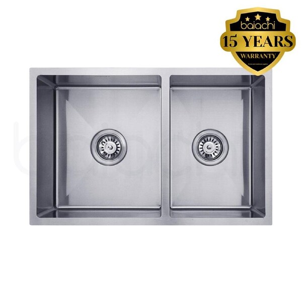 780X440mm Handmade Laundry Kitchen Sink Top/Under Mount Stainless Steel