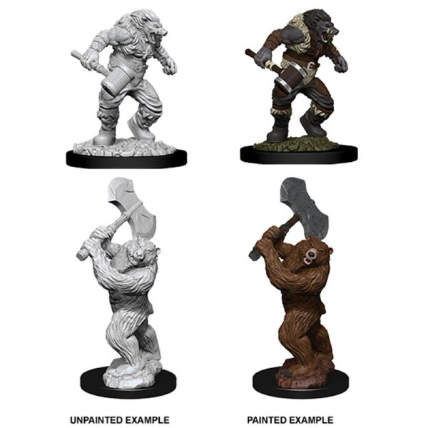 D&D Nolzurs Marvelous Unpainted Miniatures Wereboar & Werebear
