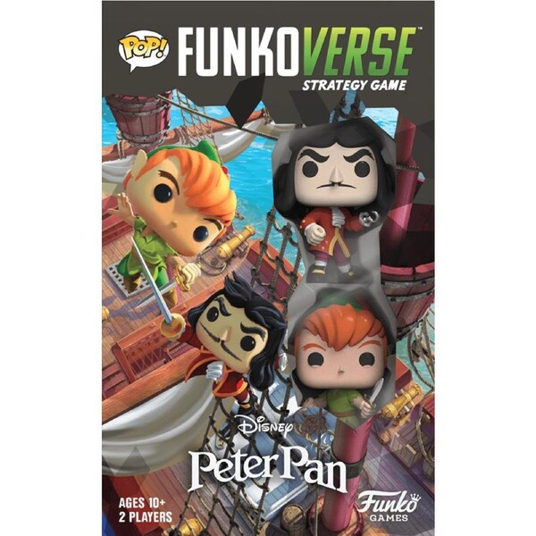 Funkoverse Disney Peter Pan 100 2 Pack Expandalone Strategy Board Game