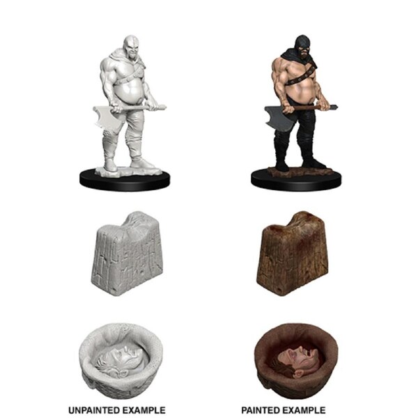 WizKids Deep Cuts Miniatures Executioner & Chopping Block