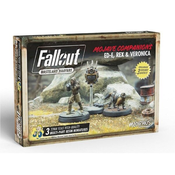 Fallout Wasteland Warfare - ED-E Rex and Veronica Miniatures