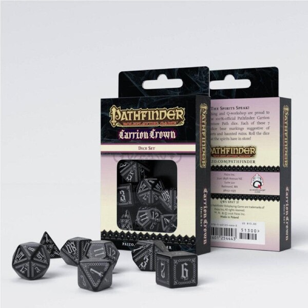 Q Workshop Pathfinder Carrion Crown Dice Set 7