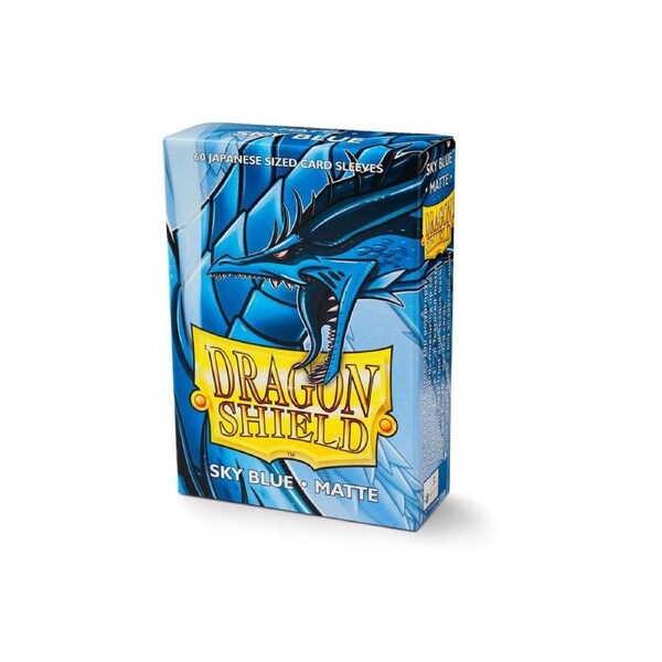 Sleeves - Dragon Shield Japanese - Box 60 - Sky Blue Matte