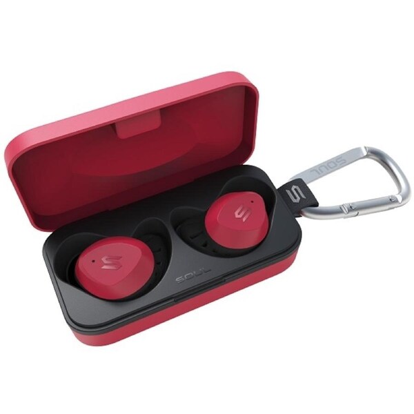SOUL S-Fit - All-Conditions True Wireless Earphones Red