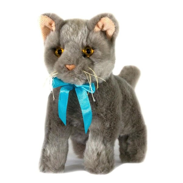 Bocchetta Plush Toys - Cat Russian Blue British Shorthair Kitten - Sasha 22cm