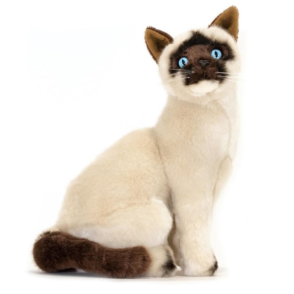 Bocchetta Plush Toys - Cat Seal Point Siamese - Noodles 30cm